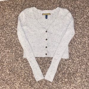 Prince & Fox Cropped Cardigan Sweater, Small